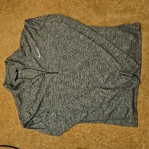 Grey Nike Running Quarter Zip Jacket
